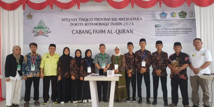 Prestasi Gemilang Cabang Fahmil Al Qur’an Kotamobagu Juara 1 di Kegiatan MTQ KE-30 Tingkat Provinsi Sulut