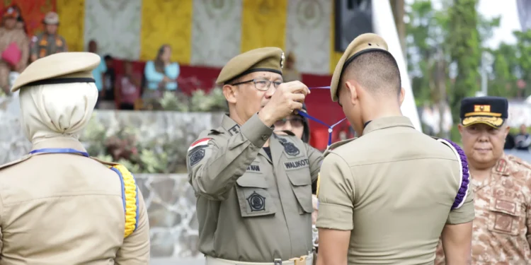 Pi Wali Kota Kotamobagu Terima Magang II Satuan Praja Muda Angkatan XXXIII IPDN Kampus Sulut