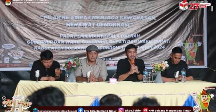 Jelang Pilkada 2024, KPU Boltim Gelar Media Gathering Bersama Pewarta