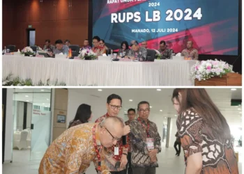 Pj Wali Kotamobagu Asripan Nani Hadir RUPS-LB PT. Bank SulutGo Tahun 2024