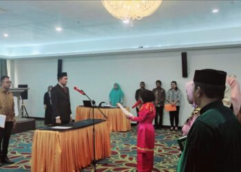 21 Anggota Panwascam Pilkada Bolsel 2024 Resmi Dilantik