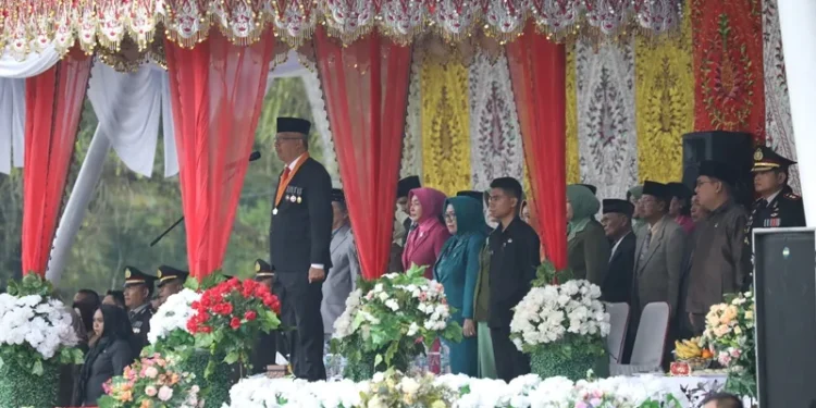 Pj Wali Kota Kotamobagu Inspektur Upacara pada Peringatan Hari Lahir Pancasila 1 Juni 2024