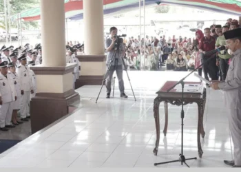 Pj Bupati Bolmong Kukuhkan 193 Sangadi se-Bolmong, dr Jusnan: Hari Ini Mencetak Sejarah 