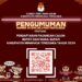 KPU Mitra Resmi Umumkan Pendaftaran Pasangan Bupati dan Wakil Bupati Tahun 2024