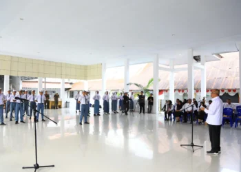 Asripan Nani Resmi Buka Pemusatan Pendidikan dan Pelatihan Calon Paskibraka Kota Kotamobagu Tahun 2024