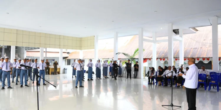 Asripan Nani Resmi Buka Pemusatan Pendidikan dan Pelatihan Calon Paskibraka Kota Kotamobagu Tahun 2024