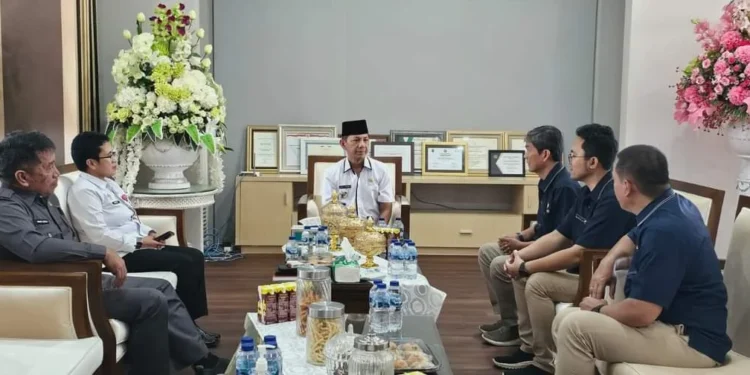 Pj Bupati Bolmong Terima Kunker Kepala Kantor Wilayah Ditjen Perbendaharaan Prov Sulut