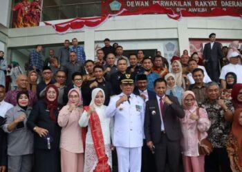Sekda Bolmong Lantik Pj Walikota Kotamobagu, Bupati Hadiri Pelantikan dan Pengambilan Sumpah