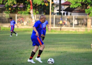 Tim Kesebelasan Pemkot Kotamobagu Menyerah 3-1 dari Tim Pemkab Boalemo