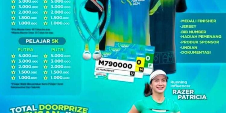 AYO Buruan Pendaftaran Segera Tutup, Motampot Fun Race Berhadiah Jutaan Rupiah dan Doorprize