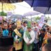 Resmi Mendaftar di KPU Bolmong, Ribuan Pendukung Yusra-Donny Bikin Macet Lolak