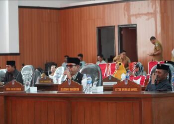 DPRD Bolsel Gelar Paripurna Penyampaian Nota Keuangan Perubahan APBD Tahun Anggaran 2024