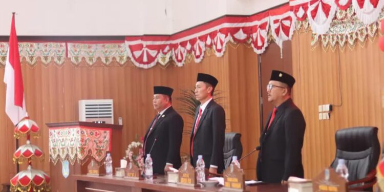 DPRD Bolsel Gelar Paripurna Pembahasan RAPBN 2025 dan Mendengarkan Pidato Presiden