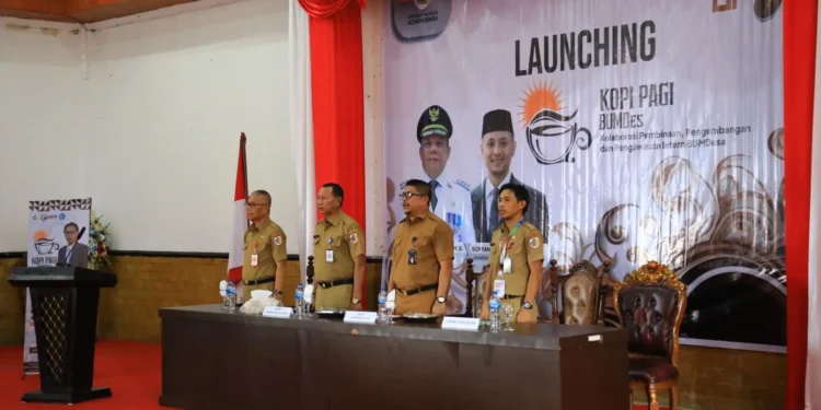 Pemkot Kotamobagu Launching KOPI PAGI BUMDes