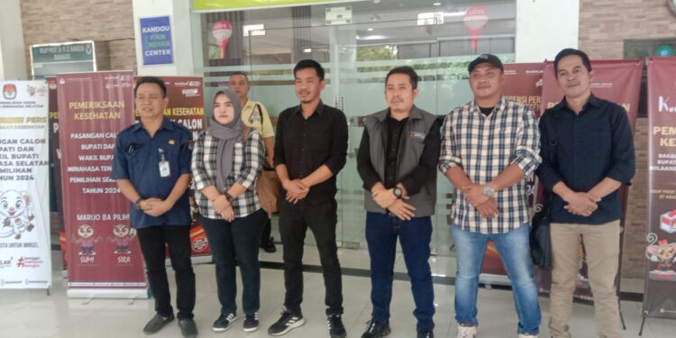 Bawaslu Boltim Awasi Ketat Tes Kesehatan Bapaslon Bupati dan Wakil Bupati