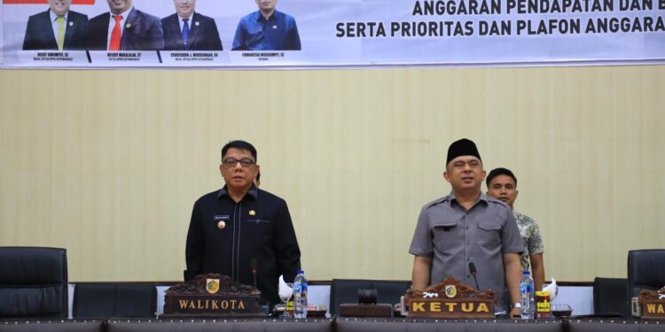 Pj Wali Kota Hadiri Rapat Paripurna DPRD Kotamobagu Bahas Ranperda RPJPD Tahun 2024