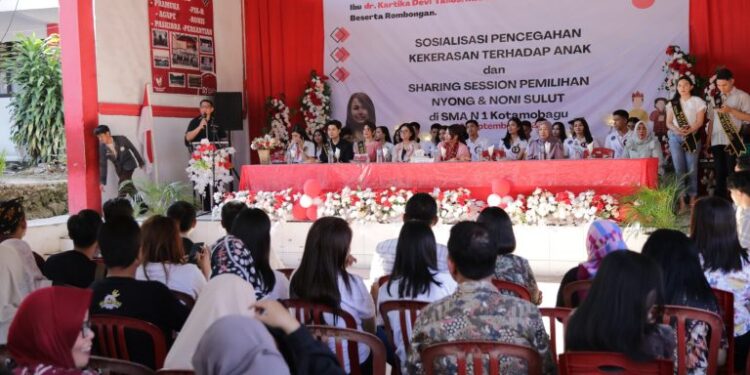 Pj Wali Kota Kotamobagu Hadiri Sosialisasi Kekerasan Terhadap Anak dan Sharing Session Pemilihan Nyong-Noni Tahun 2024