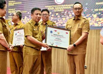 Pemkot Kotamobagu Terima Penghargaan Kinerja Terbaik Penurunan Stunting 2024