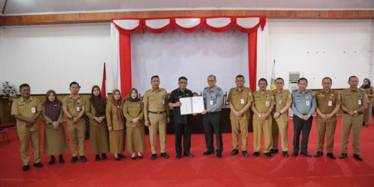 Pj Wali Kota Kotamobagu Teken Nota Kesepakatan Bersama Kanwil Kemenkumhan Sulut