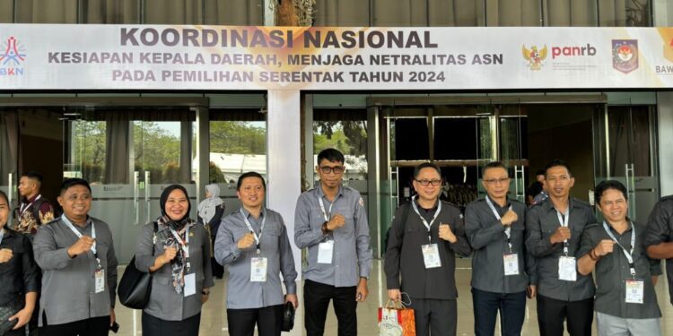 Jaga Netralitas ASN, Bawaslu Bolsel Hadiri Rakornas di Jakarta
