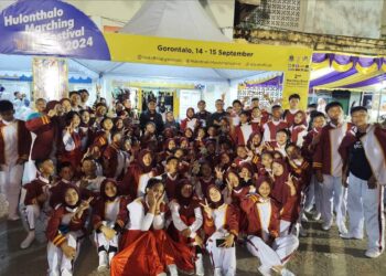Ikuti Hulonthalo Marching Festival 2024, SMPN Molibagu Raih 6 Penghargaan 