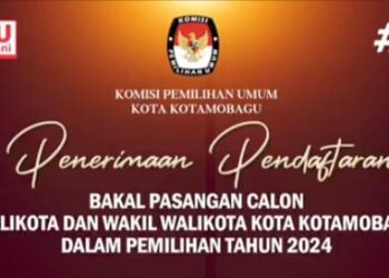 Pendaftaran Bakal Calon Walikota-Wawali di Buka, KPU Kotamobagu Informasikan 3 Pendaftaran