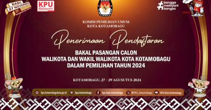 Hingga Tiga Hari Kedepan, KPU Kotamobagu Buka Tahapan Pendaftaran Bapaslon Wali Kota dan Wakil Wali Kota Kotamobagu
