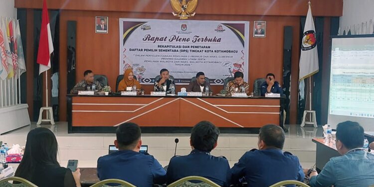 Hasil Rapat Pleno KPU Kotamobagu, DPS Pilkada Serentak 2024 Berjumlah 90.489
