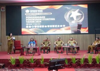 Pj Bupati dr Jusnan Hadiri Rakor dan Evaluasi TPPS se – Sulut