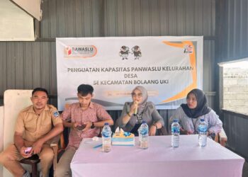 Pilkada 2024, Panwascam Bolaang Uki Gelar Peningkatan Kapasitas PKD