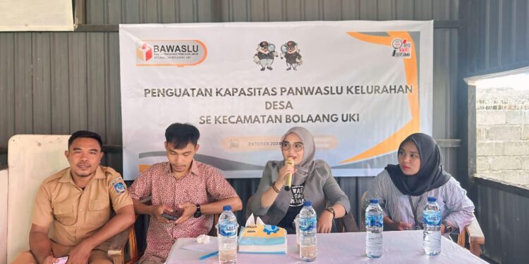 Pilkada 2024, Panwascam Bolaang Uki Gelar Peningkatan Kapasitas PKD