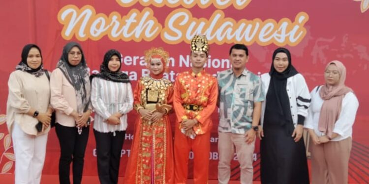 Ramaikan DNS 2024, Delegasi Dinas Pendidikan dan Kebudayaan Bolsel Tampilkan Lagu dan Tarian Daerah