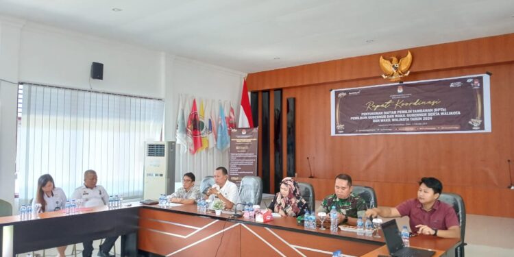 KPU Kotamobagu Gelar Rakor Penyusunan Daftar Pemilih Tambahan (DPTb), Heriyana Amir Ungkap Hal Penting Ini