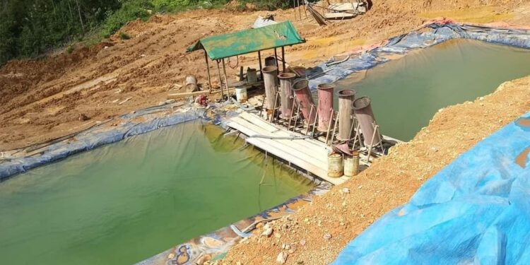 Pelaku PETI Hulu Dumagin B Terancam Pidana 5 Tahun dan Denda Rp100 M!