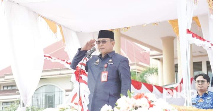 Pemkab Bolmong Gelar HUT Provinsi Sulut ke-60, di Lapangan Kantor Bupati