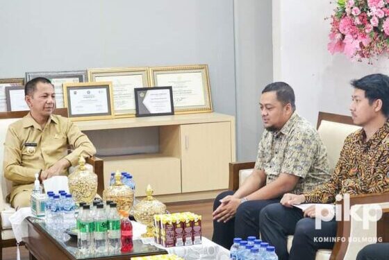 Pj Bupati Bolmong Jemput BPK RI Perwakilan Sulut Lakukan Entry Meeting