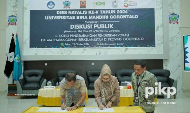 Pemkab Bolmong Gandeng UBMG Ciptakan Generasi Handal