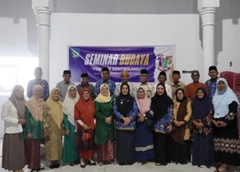 Seminar Budaya Pakai Adat Bolango, Kepala Disdikbud Bolsel Apresiasi Panitia dan Tokoh Adat