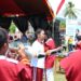 Meriahkan Silaturahmi PGRI Bolsel, Marcing Band SMP Molibagu Tampil Memukau