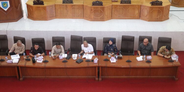 DPRD Bolmong dan Pemda Bahas Ranperda RPJPD Tahun 2024-2045