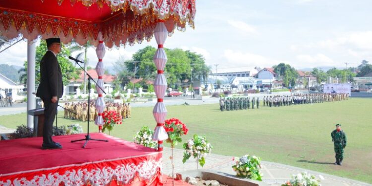 Sekda Kotamobagu Pimpin Peringatan Upacara Hari Kesaktian Pancasila Tahun 2024