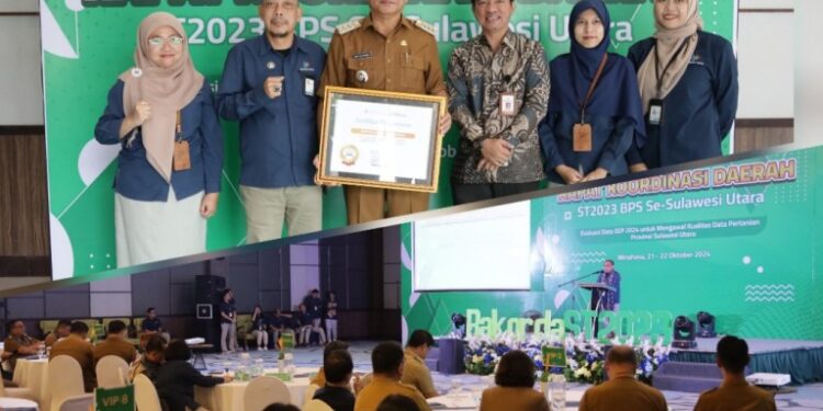 Pemkot Kotamobagu Terima Penghargaan Daerah Terbaik IPS