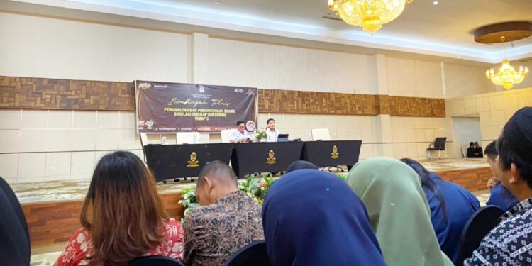 KPU Kotamobagu Menggelar Bimbingan Teknis Tentang Pemungutan dan Perhitungan Suara Untuk Pilkada Serentak