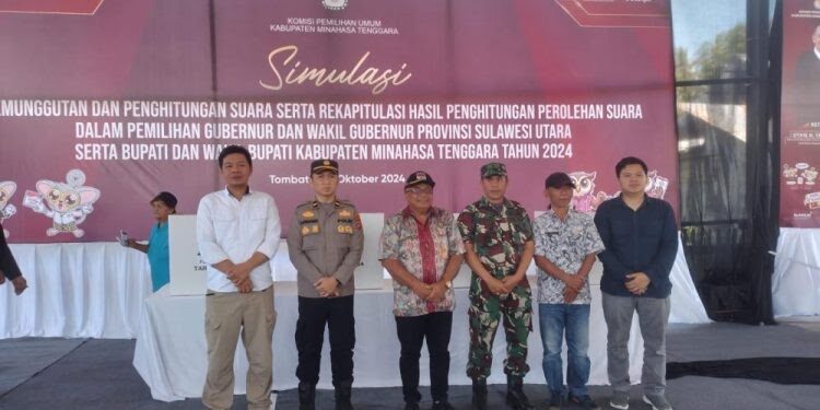 KPU Mitra Gelar Simulasi Pemungutan, Perhitungan, dan Rekapitulasi Suara