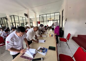 Awali Tahun 2025 Disdikbud Bolsel Gelar Penandatanganan Pakta Integritas