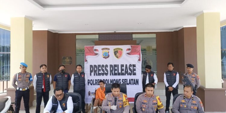 Polres Bolsel Berhasil Ungkap Kasus Curanmor di Pinolosian