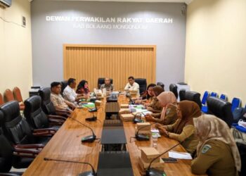 DPRD Bolmong Gelar Rapat Bersama Mitra Eksekutif Bahas Realisasi APBD