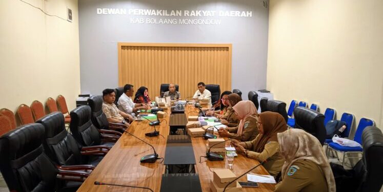 DPRD Bolmong Gelar Rapat Bersama Mitra Eksekutif Bahas Realisasi APBD