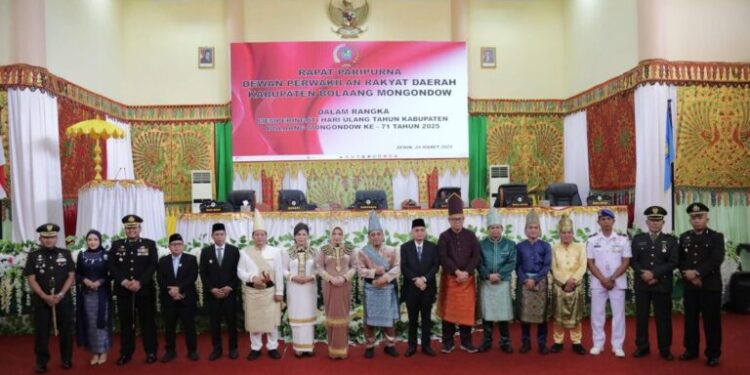 DPRD Bolmong Gelar Paripurna HUT Kabupaten Ke 71