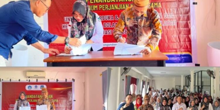Bantu 139 Mahasiswa, Disdikbud Bolsel Terus Bekerjasama dengan UT Gorontalo 